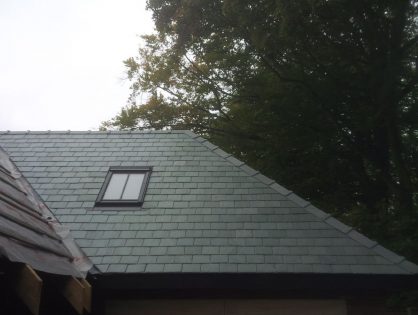 Some of our green capped slate ridges on...